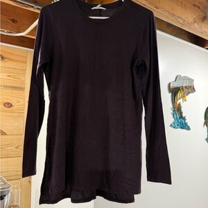 Athleta Purple Long Sleeve Tee